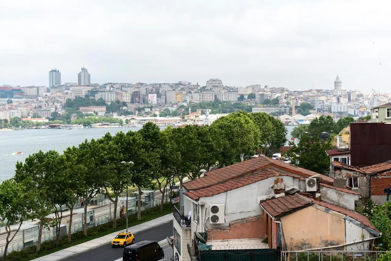 Istanbul Old City Colorful Houses Balat Petrion Hotel