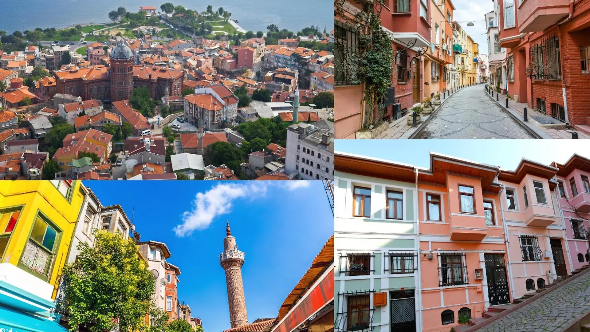Istanbul Old City Colorful Houses Balat Petrion Hotel